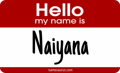 Hello my name is Naiyana png download