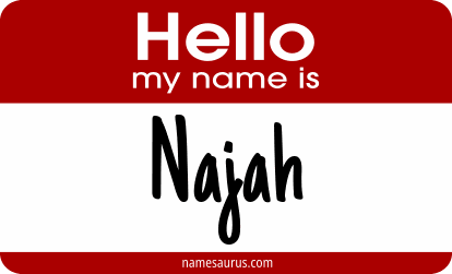 Hello my name is Najah png download