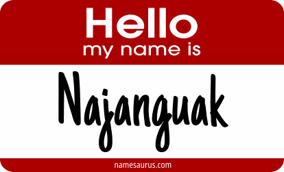 Hello my name is Najanguak png download