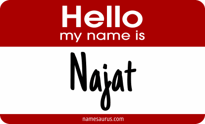 Hello my name is Najat png download