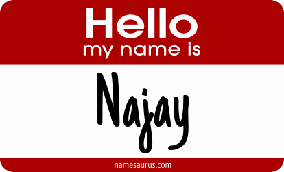 Hello my name is Najay png download