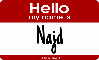 Hello my name is Najd png download