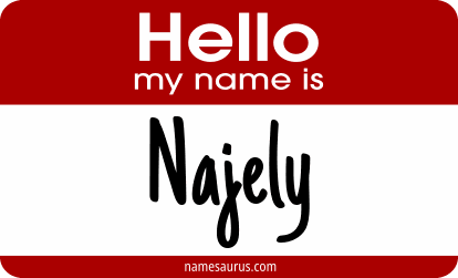 Hello my name is Najely png download