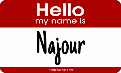 Hello my name is Najour png download