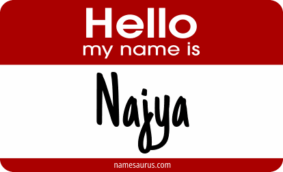 Hello my name is Najya png download