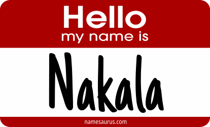 Hello my name is Nakala png download