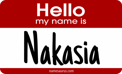 Hello my name is Nakasia png download