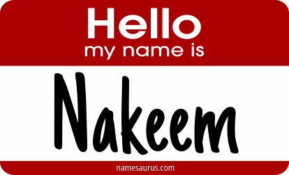 Hello my name is Nakeem png download