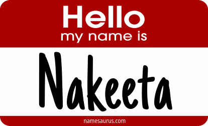 Hello my name is Nakeeta png download
