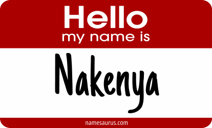 Hello my name is Nakenya png download