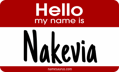 Hello my name is Nakevia png download