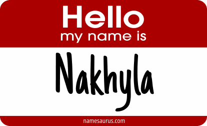 Hello my name is Nakhyla png download