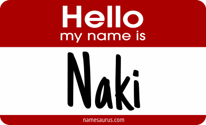 Hello my name is Naki png download