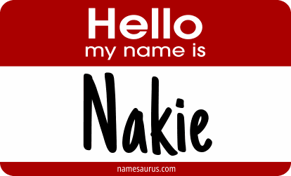 Hello my name is Nakie png download