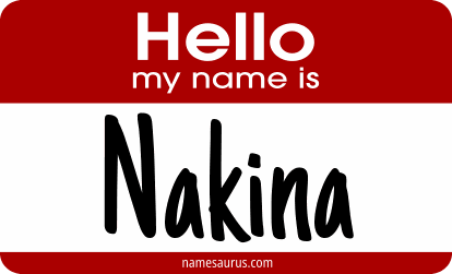 Hello my name is Nakina png download