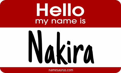 Hello my name is Nakira png download