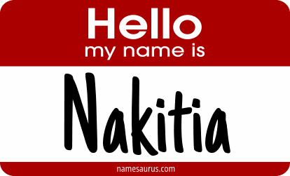 Hello my name is Nakitia png download