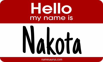 Hello my name is Nakota png download