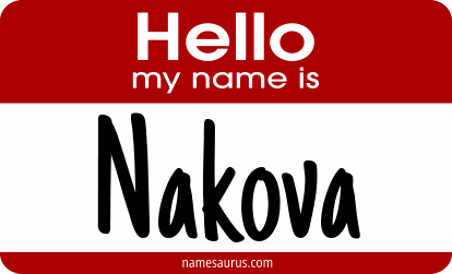 Hello my name is Nakova png download