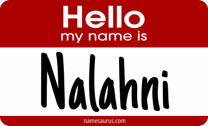 Hello my name is Nalahni png download