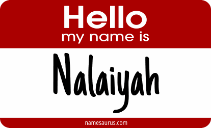 Hello my name is Nalaiyah png download