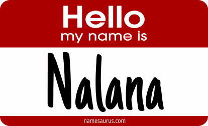 Hello my name is Nalana png download