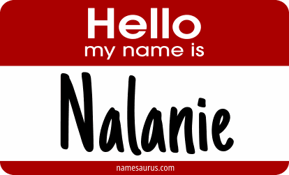Hello my name is Nalanie png download