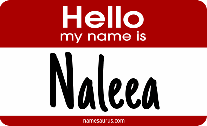 Hello my name is Naleea png download