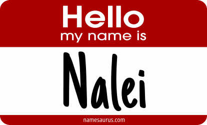 Hello my name is Nalei png download