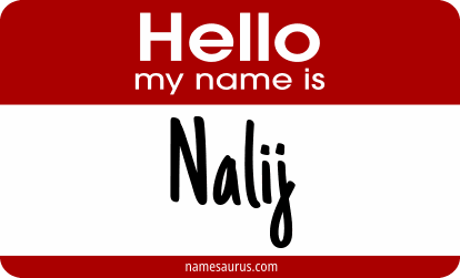 Hello my name is Nalij png download