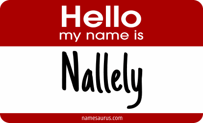 Hello my name is Nallely png download