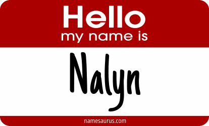 Hello my name is Nalyn png download