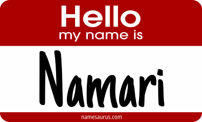 Hello my name is Namari png download