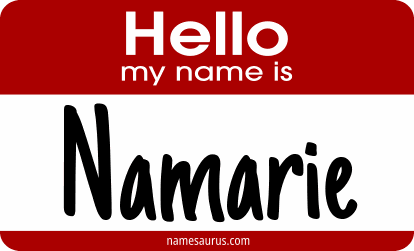 Hello my name is Namarie png download