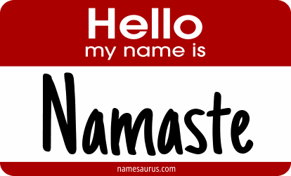 Hello my name is Namaste png download