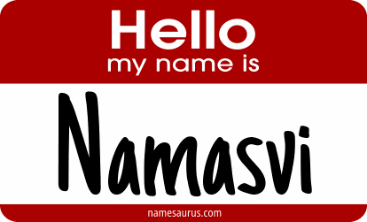 Hello my name is Namasvi png download
