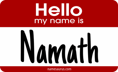 Hello my name is Namath png download