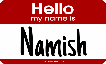 Hello my name is Namish png download