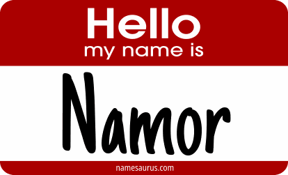 Hello my name is Namor png download