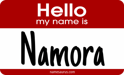 Hello my name is Namora png download