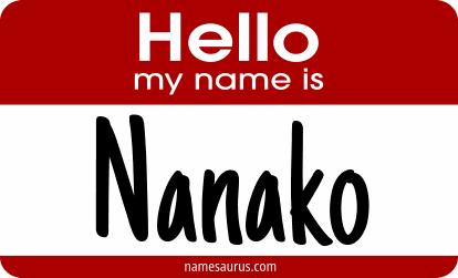 Hello my name is Nanako png download