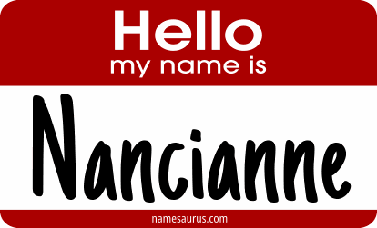 Hello my name is Nancianne png download