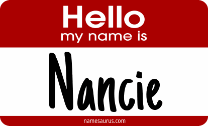 Hello my name is Nancie png download