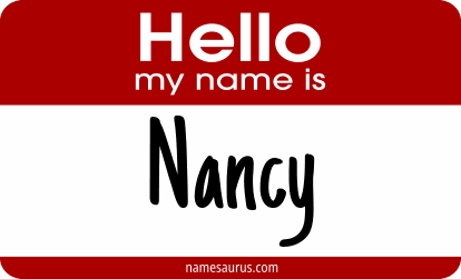 Hello my name is Nancy png download