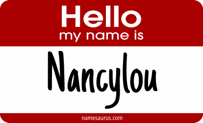 Hello my name is Nancylou png download