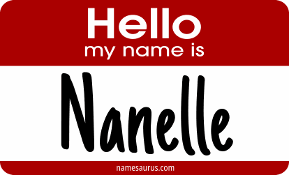 Hello my name is Nanelle png download