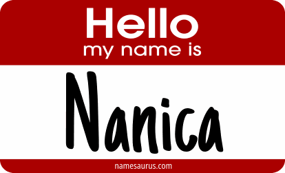 Hello my name is Nanica png download