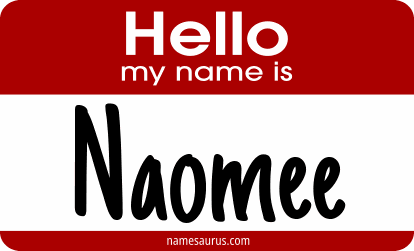 Hello my name is Naomee png download