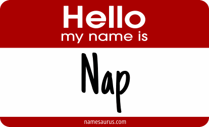 Hello my name is Nap png download