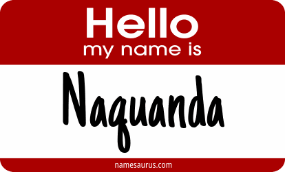 Hello my name is Naquanda png download
